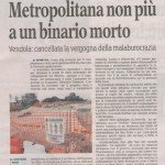 Lavori sul tratto ferroviario Bari – Bitritto