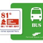 Corse speciali per la Fiera del Levante 2017