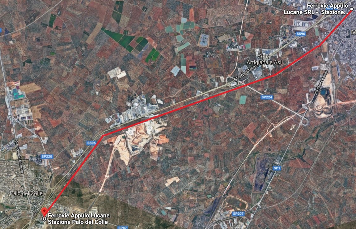 Raddoppio ferroviario Modugno – Palo del Colle