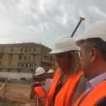 Ministro Lezzi in visita a Piazza Visitazione. Colamussi: “Stiamo onorando impegni e tempi”